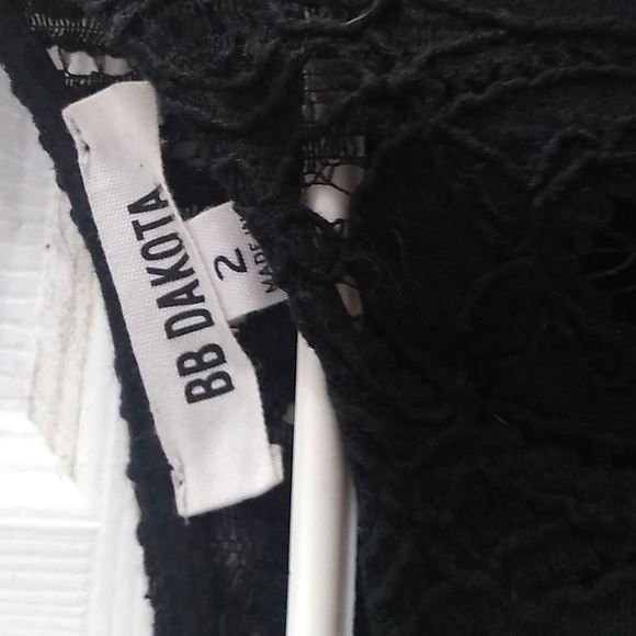 BB Dakota Black lace tank dress, size 2 - Picture 4 of 4